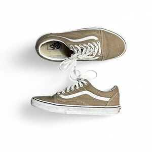 Vans Old Skool Brown/Tan Canvas Sneakers